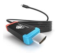 Lemorele Cavo USB-C HDMI, compatibile con Nintendo Switch 2, 1.5 m | HDMI 2.0 4K@60Hz e PD 100 W nel design rosso-blu; supporta modalità TV, Plug & Play e ricarica durante il gioco su TV