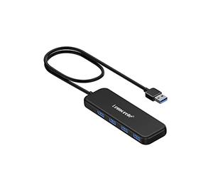 Lemorele Hub Usb, 4 Porte USB 3.0 Sdoppiatore, Adattatore USB alta Velocità 5Gbps con Cavo 40 cm, Usb A per Macbook, Imac, Mac Pro/Mini, PS4, Windows Android, Computer Smartphone Laptop