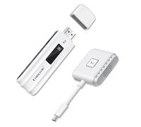 Lemorele Kit HDMI Wireless USB-C, 50 m, 1080P@60Hz, 2,4/5,8GHz, Plug & Play | TX USB-C + RX HDMI, latenza circa 50 ms; per MacBook, laptop e smartphone USB-C con uscita video verso TV o proiettore