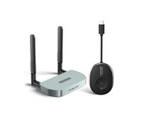 Lemorele Kit Wireless USB-A TX + HDMI/VGA RX, 50 m, 1080P@60Hz, fino a 4 TX | TX USB-A per PC e laptop; driver richiesto al primo uso, fino a 4 TX abbinabili allo stesso RX con un solo TX attivo