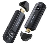 Lemorele Trasmettitore e ricevitore wireless HDMI 4K 5G, trasmissione radio HDMI 8 TXS to 1 RX per streaming video e audio da laptop/PC/fotocamera a monitor/proiettore/TV