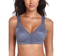 Lemorosy Reggiseno Minimizer Donna Coppe Piene Senza Ferretto | Non Imbottite Taglie Forti Comodo per uso quotidiano Tenuta forte e sostegno sicuro tutto il giorno Spalline larghe