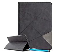 LEMORRY Cover per Custodia per Samsung Galaxy Tab S7 Fe / T730 / T733 / T736B Cover Custodia in Pelle per Tablet Premium Flip Case con Fessure per Carte, Cavalletto, Magnetico Nascosto (Nero)