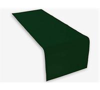 Lemos Home 1 x Runner da tavola Colore Verde Scuro 45x150 cm 100% Cotone 285 gr/QM. di Alta qualità