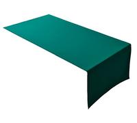 Lemos Home Runner da tavola di alta qualità in 100% cotone, collezione Concetto, colore e dimensioni a scelta (runner - 45 x 120 cm, verde abete)