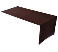 Lemos Home Runner da tavola di alta qualità in 100% cotone, collezione concetto, colore e dimensioni a scelta (runner - 30 x 100 cm, cioccolato)
