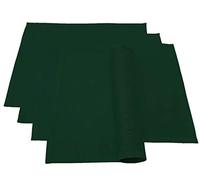 Lemos Home - Set di 4 tovagliette in cotone (verde scuro) 46 x 36 cm