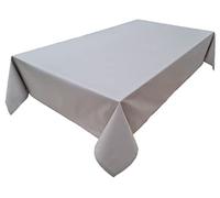 Lemos Home Tovaglia di alta qualità in 100% cotone, collezione Konzept, colore e dimensioni a scelta (tovaglia rotonda, diametro 100 cm, grigio chiaro)