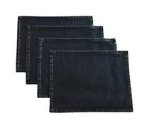 Lemos Home Tovagliette, 4 pezzi, jeans, cotone, 46 x 36 cm, blu, di alta qualità