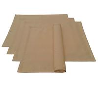 Lemos Home Tovagliette di alta qualità, 4 pezzi, in 100% cotone, collezione concetto, colore e dimensioni a scelta (set da 4 pezzi, 46 x 36 cm, cammello)