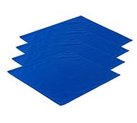 Lemos Home Tovagliette di alta qualità, 4 pezzi, in 100% cotone, collezione concetto, colore e dimensioni a scelta (set da 4 pezzi, 46 x 36 cm, blu reale)