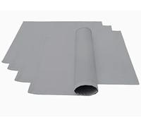 Lemos Home Tovagliette di alta qualità, 4 pezzi, in 100% cotone, collezione concetto, colore e dimensioni a scelta (set da 4 pezzi, 46 x 36 cm, grigio chiaro)