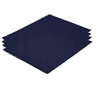 Lemos Home Tovagliette di alta qualità, 4 pezzi, in 100% cotone, collezione concetto, colore e dimensioni a scelta (set di 4 tovagliette - 46 x 36 cm, blu marino)