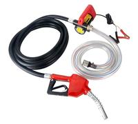 LEMOTO Diesel Pompa di Trasferimento 12V 175W Pompa di Trasferimento del Carburante con Ugello di Spegnimento Automatico e Tubi, Autoadescante Kit Pompa di Trasferimento Carburante Estrattore