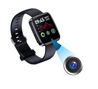 LemoVoz 64G Orologio con Telecamera Mirco Camera Nascosta Orologio Mini Video Recorder- Ricaricabile, Display del Tempo per casa, ufficio, all'aperto