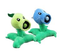 Lempefe 2 pezzi piante contro gli zombie peluche peluche PVZ blu verde peashooter bambola peluche peluche peluche