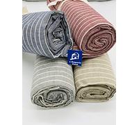 L'EMPORIO CASA Telo Copridivano Copripoltrona Tela Grossa Robusta Cotone in Panama 160X260-260x280-360x280 Misure Maxi Lenzuolo Copritutto Cotone Granfoulard Made Italy (BORDEAUX, 260X280)