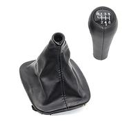 LEMST Pomelli leva cambio Pomelli Del Cambio In Pelle PU Per BM&W E30 Leva Del Pomello Del Cambio Manuale Pomello Del Cambio Ghetta Copri Bagagliaio(6 Velocità A.)