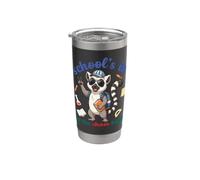 Lemur Back To School Vibes Scuole In Let The Chaos Begin Bicchiere termico in acciaio inox doppia parete