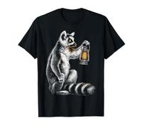 Lemure dalla coda ad anello con lanterna Animal Art Ring-Tailed-Lemur Maglietta