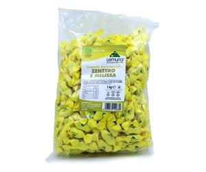 Lemuria Caramelle Bio Zenzero e Melissa Lemuria, 100g