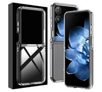Lemxiee Custodia per Xiaomi MIX Flip Cover,Ultra-sottile Ultra-leggero Custodia in PC trasparente per Xiaomi MIX Flip Case