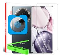 Lemxiee Pellicola Protettiva per Honor Magic 7 Lite [2+1 Pezzi] Vetro Temperato Fotocamera Pellicola Protettiva + HD Pellicola Schermo in Flessibile TPU per Honor Magic 7 Lite