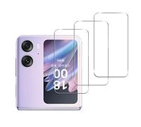 Lemxiee Pellicola Protezione con OPPO Find N2 Flip [3 Pezzi] Vetro Temperato Protezioni per lo schermo,Protezione Schermo Anti Graffio Ultra Resistente con OPPO Find N2 Flip Pellicola Protezione