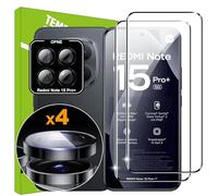 Lemxiee Pellicola Vetro Temperato per Xiaomi Redmi Note 15 Pro+ & 15 Pro Plus 5G & POCO M8 Pro 5G [2+1 Pezzi] Pellicola Protezione Fotocamera
