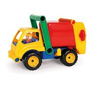 Lena 04356 - Autocarro Aktive, ca. 30 cm, con Contenitore chiudibile, 1 bidone della Spazzatura e Figura Mobile, Set di Veicoli da Gioco per Bambini a Partire dai 2 Anni