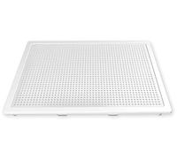 Lena 35021 Mosaico accessori gioco a incastro, piastra a incastro, piastra di base per mosaico, piastra per spina a mosaico, dimensioni: 28 x 2,3 x 19,5 cm, piastra per mosaico per bambini dai 3 anni, bianco