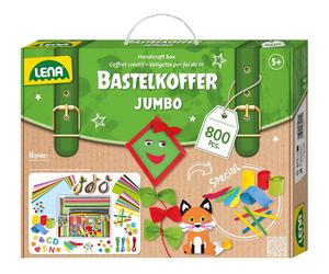 Lena 42629 case with Various Material for handcrafts, with Foam Rubber, Paper, B