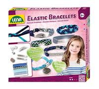 Lena 42651 Elastic Bracelets - Kit Fai da Te, Multicolore, Medio
