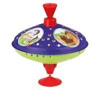 Lena 52226 trottola per cavalli, Ø 19 cm, in metallo, trotola con cavalli, trotola con supporto, per bambini dai 18 mesi, ca. 19 x 19 x 23 cm