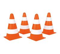 Lena- Set di piloni, Colore Arancio7bianco, 13 x 13 x 22 cm, 61249