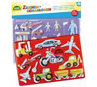 Lena- Disegno Stencil, Multicolore, 65773