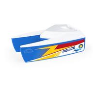 Lena Boaties 04713 - Barca della polizia in stile catamarano, ca. 17 cm, adatta per vasca da bagno, interni ed esterni, per bambini dai 2 anni in su