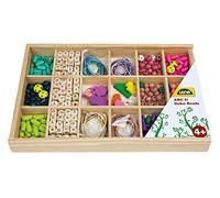 Lena- Buchstaben Legno Perline, Multicolore, groß (ca. 30 cm), 32024