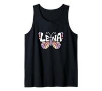 Lena Butterfly - Personalizzato Carino Nome Word Art Canotta