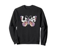 Lena Butterfly - Personalizzato Carino Nome Word Art Felpa