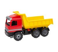 Lena- Camion della Spazzatura, Colore Giallo/Rosso, 02031