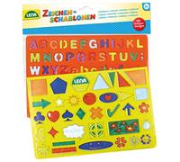 LENA - Carattere Stencil 2-Pezzo Impostare per 3+ Anno Figli, Multicolore