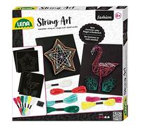 Lena String Art Flamingo & Star Arte Fenicottero e Stella Mestiere Set, Multicolore, Taglia Unica, 42656