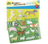 Set di stencil disegno cavalli e gatti