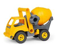 Lena EcoActives 04215 - Miscelatore per calcestruzzo, per cantieri, ca. 28 cm, robusto con tamburo di miscelazione mobile, veicolo da gioco per bambini dai 2 anni, giallo