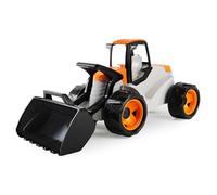 LENA GIGA TRUCKS Escavatore Cavalcabile per Bambini dai 3 Anni, Grande Ruspa Bambini con Sedile, Pala Robusta & Maniglie Ergonomiche, 68,5 cm, Veicolo da Cantiere per Interno ed Esterno