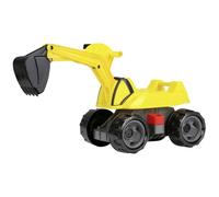 LENA - Giga Trucks PRO X Ride-On Escavatore per 3+ Anni Bambini, Giallo