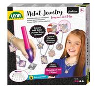 LENA Incisore e Flip Metallo Gioielleria Set per 9+ Anni Bambini, D'argento