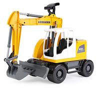 Lena- x Liebherr Bagger Veicolo Giocattolo, Colore Giallo, Large, 04611