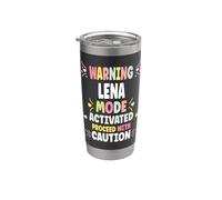 LENA Personalized Women's Gift Custom LENA Bicchiere termico in acciaio inox doppia parete